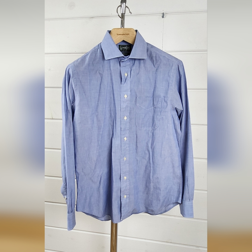 Gitman vintage blue Oxford shirt
